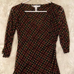 Diane von Furstenberg Silk Maternity Top